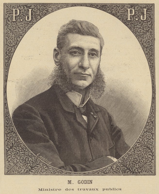 Jules Godin, francuski minister robót publicznych autorstwa Fortune Louis Meaulle