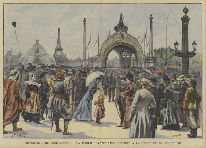Otwarcie Wystawy Światowej 1900 w Paryżu autorstwa Fortune Louis Meaulle