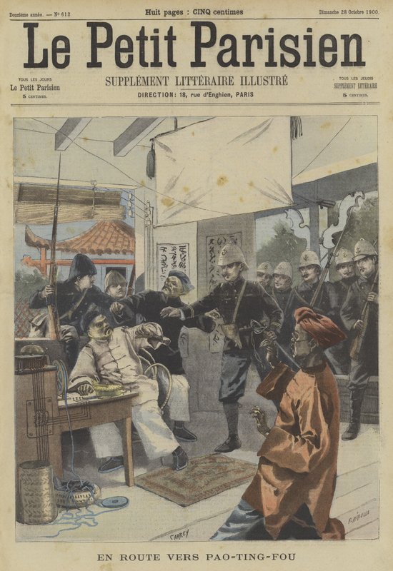 Rebelia bokserów: w drodze do Baoding w Chinach autorstwa Fortune Louis Meaulle