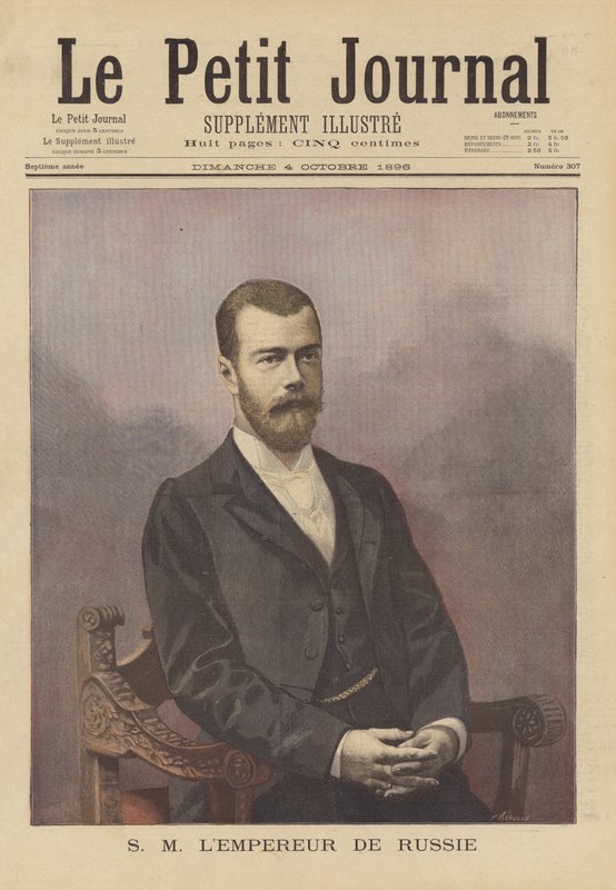 Car Mikołaj II Rosji autorstwa Fortune Louis Meaulle