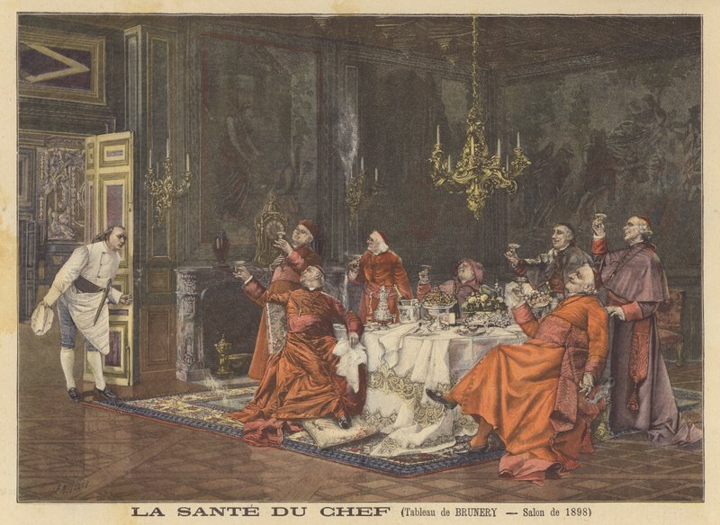 La sante du Chef (Zdrowie Szefa Kuchni) autorstwa Francesco Brunery