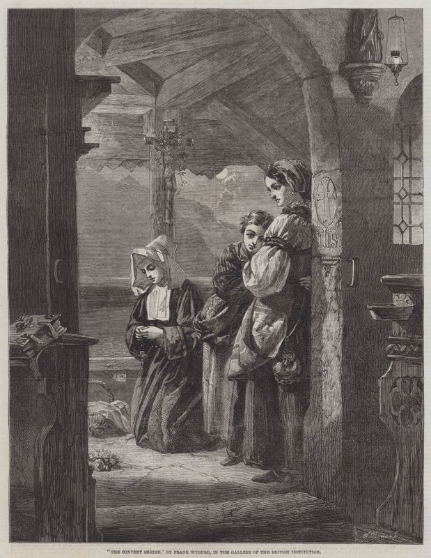 Sanktuarium klasztorne autorstwa Francis John Wyburd