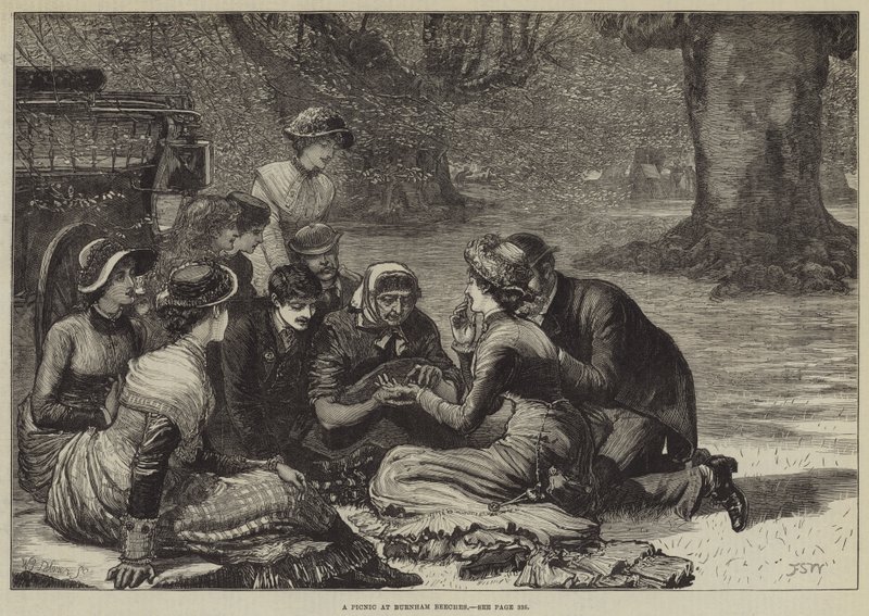 Piknik w Burnham Beeches autorstwa Francis S. Walker