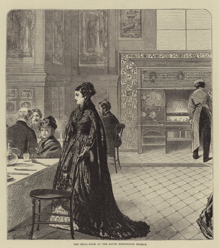 The Grill-Room w Muzeum South Kensington autorstwa Francis Wilfred Lawson