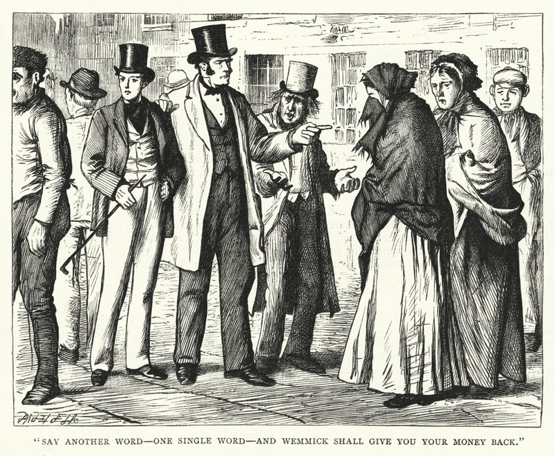 Ilustracja do wielkich nadziei autorstwa Charlesa Dickensa (rycina) autorstwa Francis Arthur Fraser