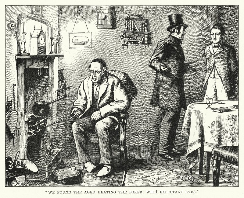 Ilustracja do wielkich nadziei autorstwa Charlesa Dickensa (rycina) autorstwa Francis Arthur Fraser