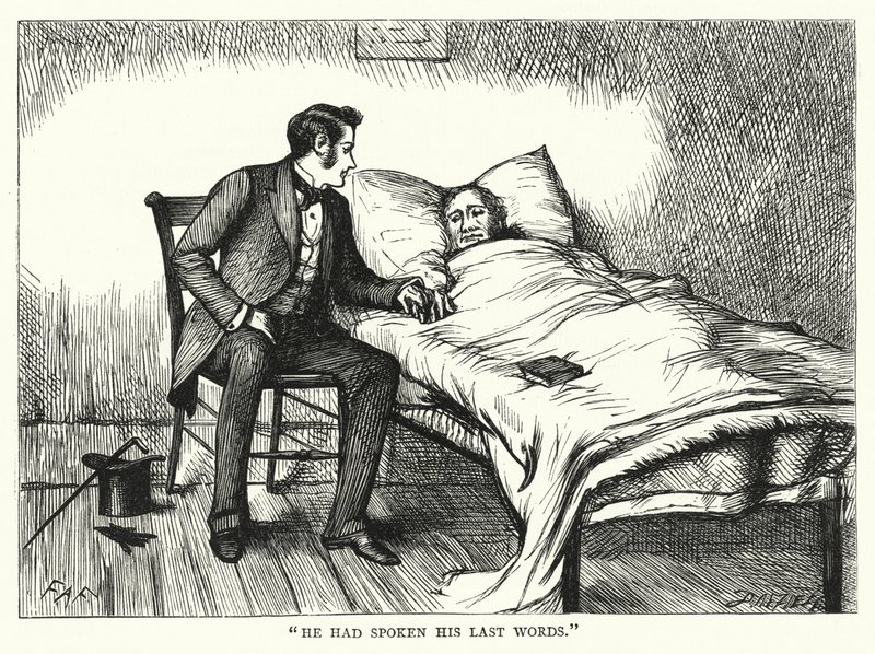 Ilustracja do wielkich nadziei autorstwa Charlesa Dickensa (rycina) autorstwa Francis Arthur Fraser