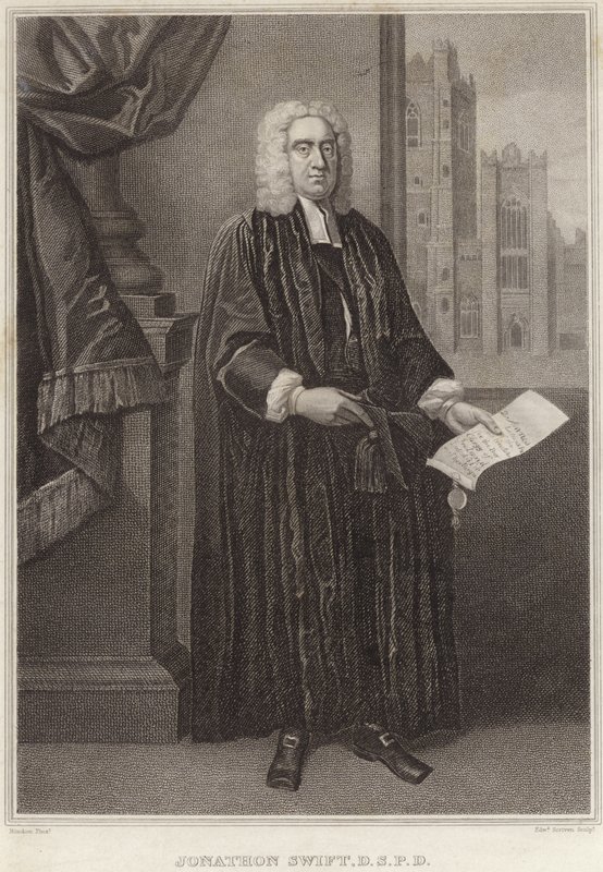 Portret Jonathana Swifta autorstwa Francis Bindon