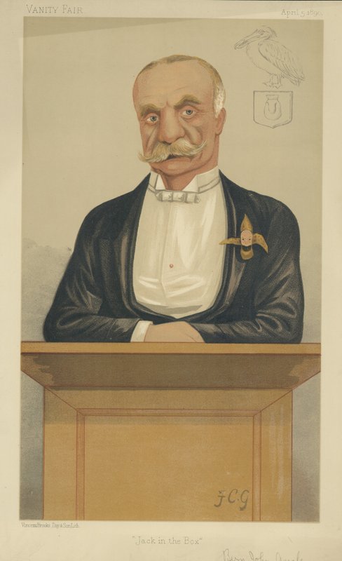 Pan Bernard John Angle autorstwa Francis Carruthers Gould
