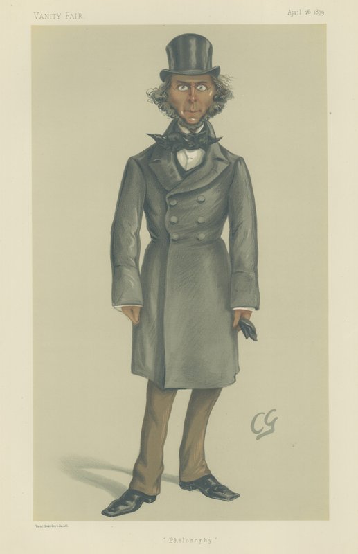 pan Herbert Spencer autorstwa Francis Carruthers Gould