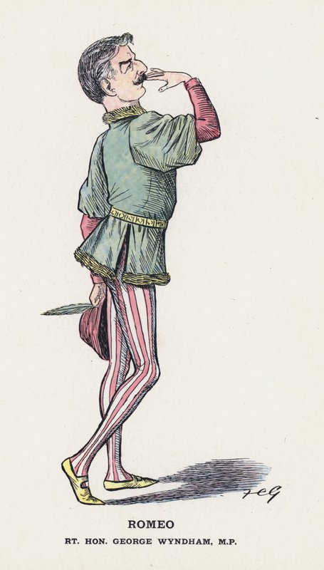 Romeo, Rt Hon George Wyndham (kolor lito) autorstwa Francis Carruthers Gould