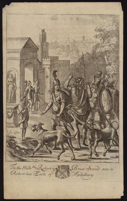 Evander i Aeneas w Palentium autorstwa Francis Cleyn