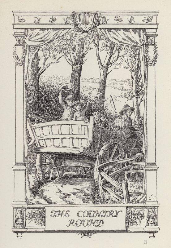Kolejna książka z wierszami dla dzieci: The Country Round (litho) autorstwa Francis Donkin Bedford