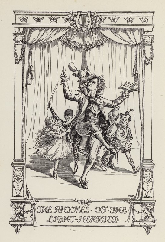 Kolejna książka z wierszami dla dzieci: Rymy lekkiego serca (litho) autorstwa Francis Donkin Bedford