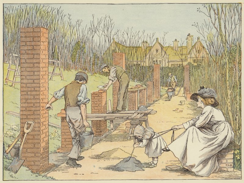 Builder (druk kolorowy) autorstwa Francis Donkin Bedford