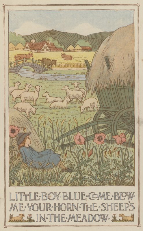 Little Boy Blue come blow me your horn the sheep
