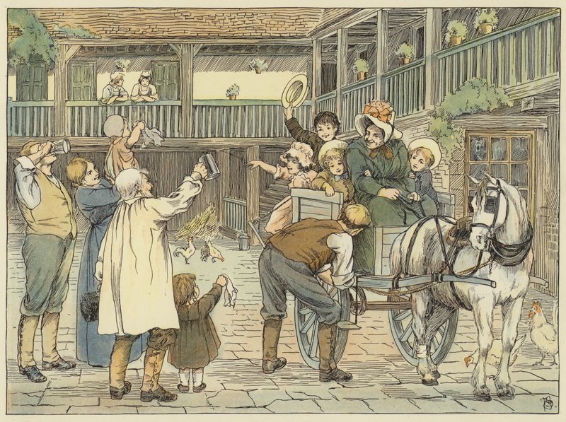 Ostler (druk kolorowy) autorstwa Francis Donkin Bedford