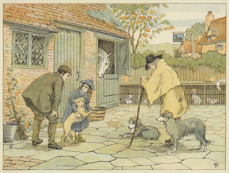 Weterynarz (druk kolorowy) autorstwa Francis Donkin Bedford
