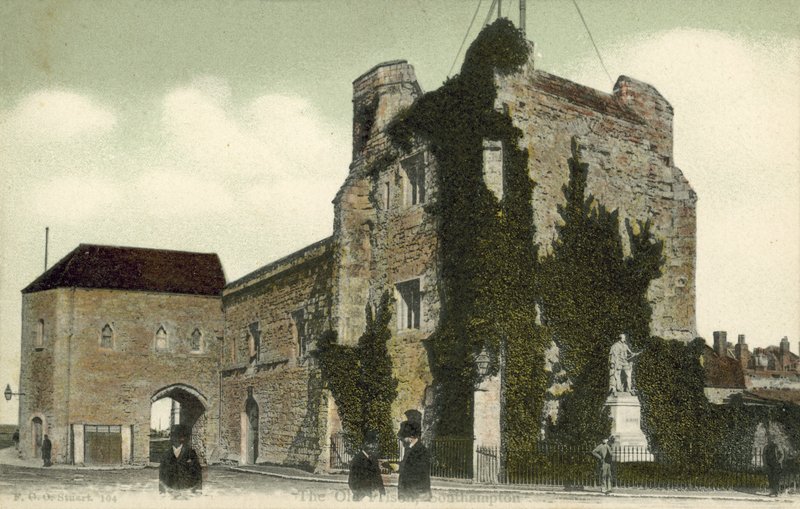 Stare Więzienie, Southampton (kolorowe zdjęcie) autorstwa Francis G. O. Stuart