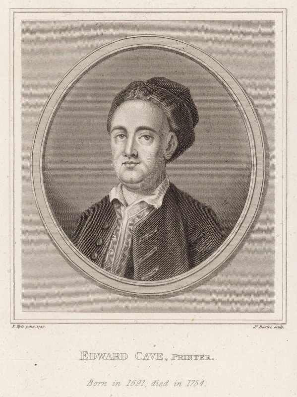 Edward Cave, drukarz, ur. 1891, zm. 1754 autorstwa Francis Kyte
