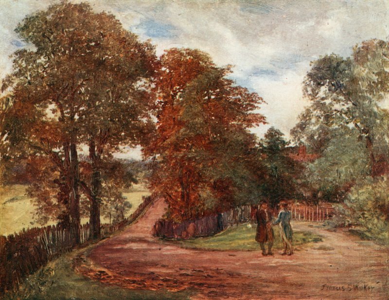Millfield Lane, Highgate autorstwa Francis S. Walker