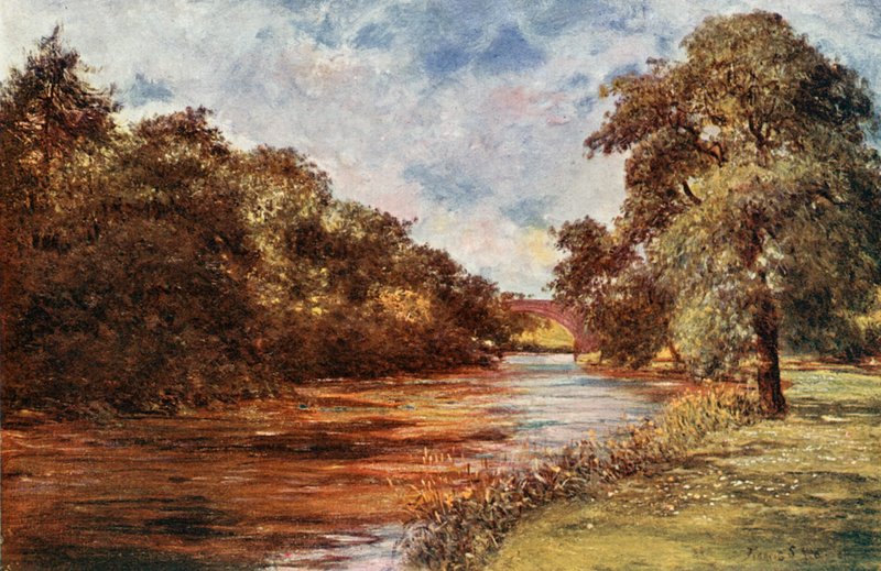 Rzeka Doon, Szkocja autorstwa Francis S. Walker