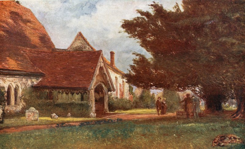 Cmentarz Stoke-Poges autorstwa Francis S. Walker