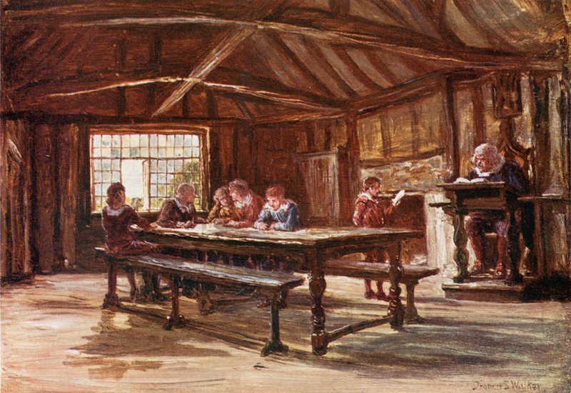 Gimnazjum, Stratford on Avon autorstwa Francis S. Walker