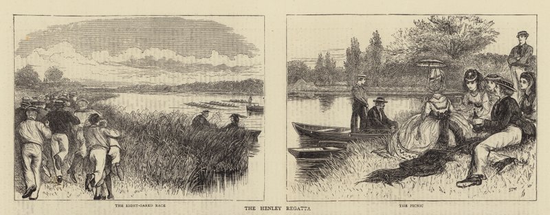 Regaty w Henley autorstwa Francis S. Walker