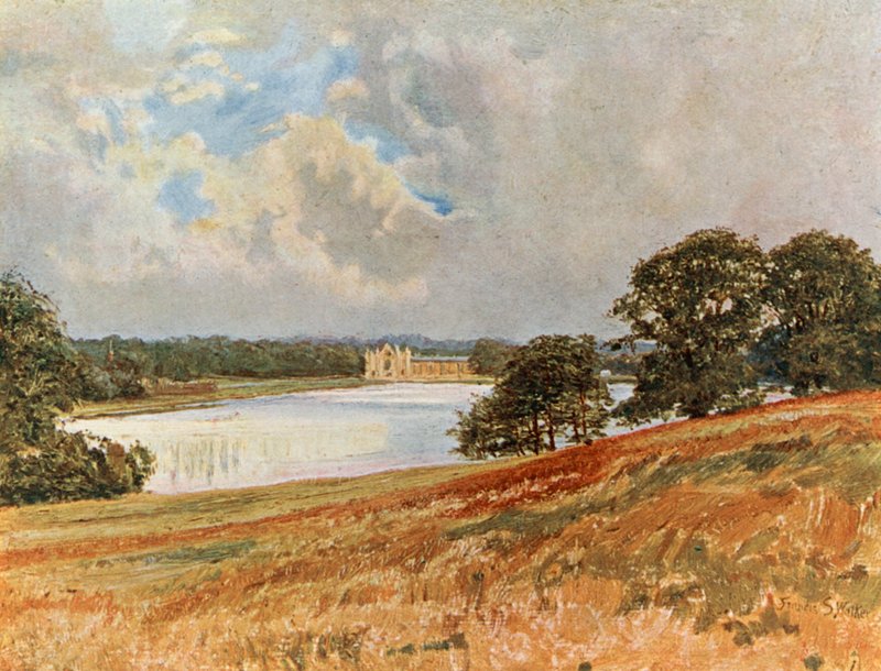 Jezioro w Newstead autorstwa Francis S. Walker