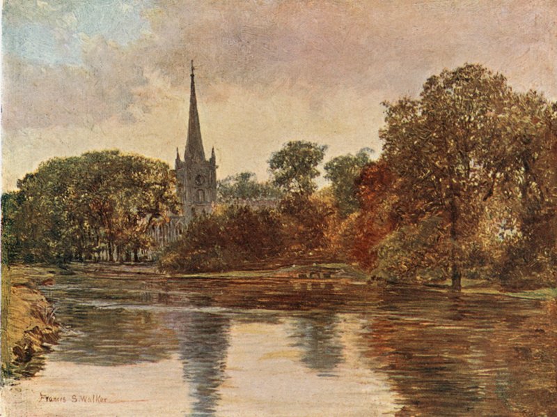 Kościół Świętej Trójcy, Stratford on Avon autorstwa Francis S. Walker