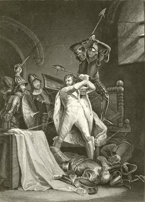 Śmierć Ryszarda II autorstwa Francis Wheatley