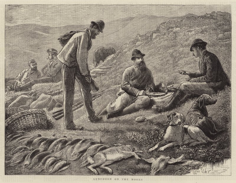 Obiad na Maurach autorstwa Francis Wilfred Lawson