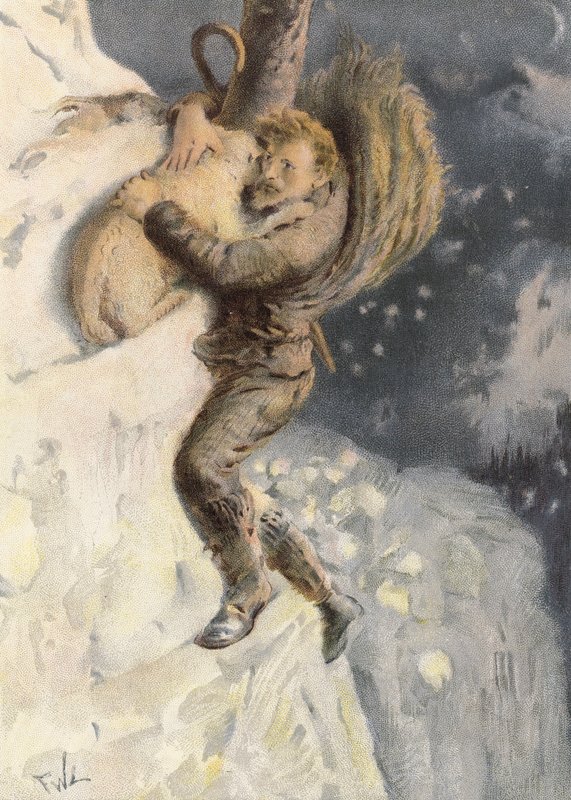 Uratowany (chromolitho) autorstwa Francis Wilfred Lawson