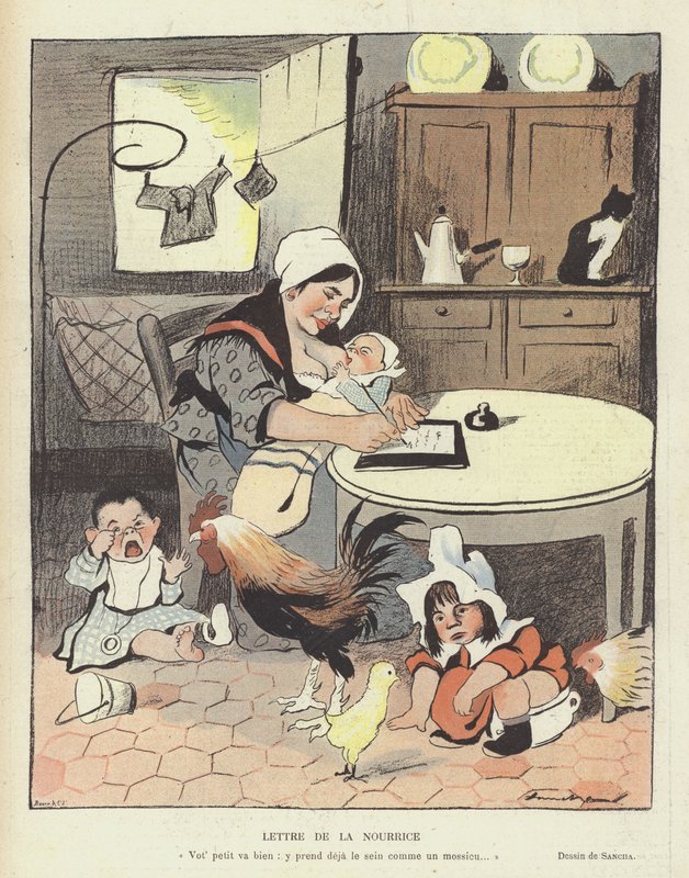 Ilustracja do Le Rire autorstwa Francisco Sancha y Lengo
