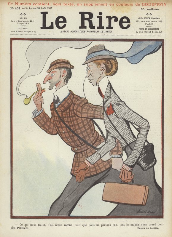 Ilustracja do Le Rire autorstwa Francisco Sancha y Lengo