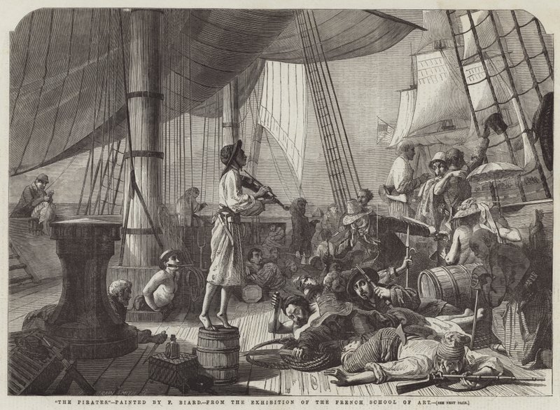 Piraci autorstwa François Auguste Biard