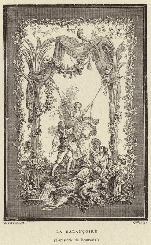 Huśtawka autorstwa Francois (after) Boucher