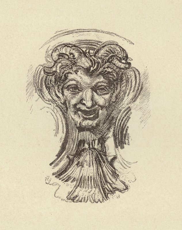 Uśmiechnięta twarz (grawer) autorstwa Francois (after) Boucher