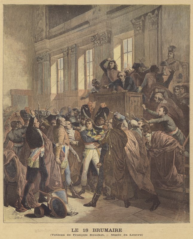 18 Brumaire autorstwa Francois Bouchot