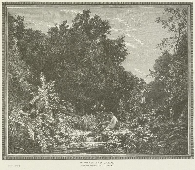 Daphnis i Chloe autorstwa Francois Louis Francais