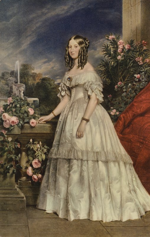 Portret księżnej Orleanu autorstwa Francois Meuret