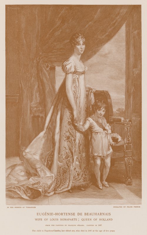 Eugene-Hortense de Beauharnais i Napoleon-Charles autorstwa Francois Pascal Simon Gerard