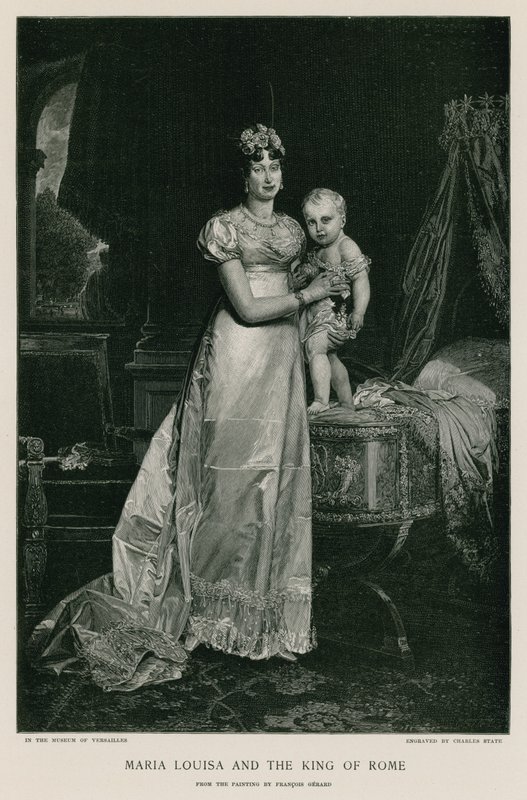 Maria Louisa i król Rzymu autorstwa Francois Pascal Simon Gerard