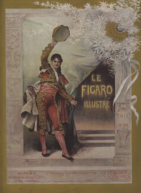 Okładka Le Figaro Illustre, 1 grudnia 1887 autorstwa Francois Schommer