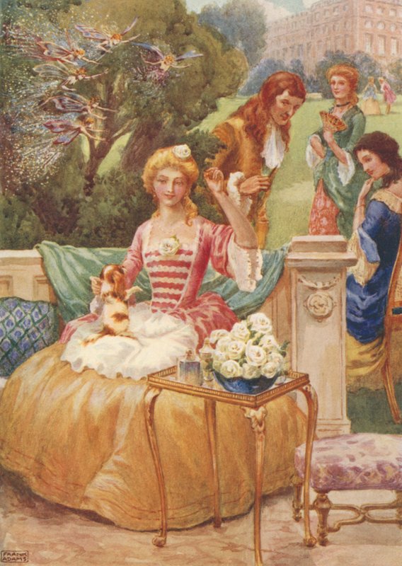 Belinda, z „Gwałtu na kłódkę” Aleksandra Pope autorstwa Frank Adams