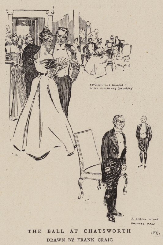 Bal w Chatsworth autorstwa Frank Craig