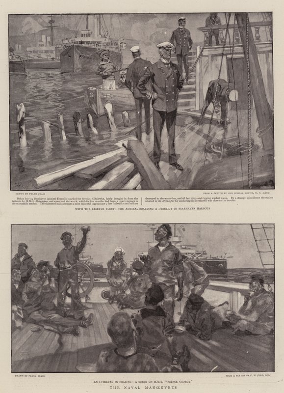 Manewry morskie autorstwa Frank Craig
