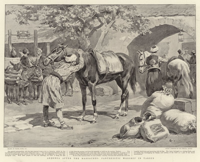 Armenia po masakrach, kult panteistyczny w Tarsusie autorstwa Frank Dadd