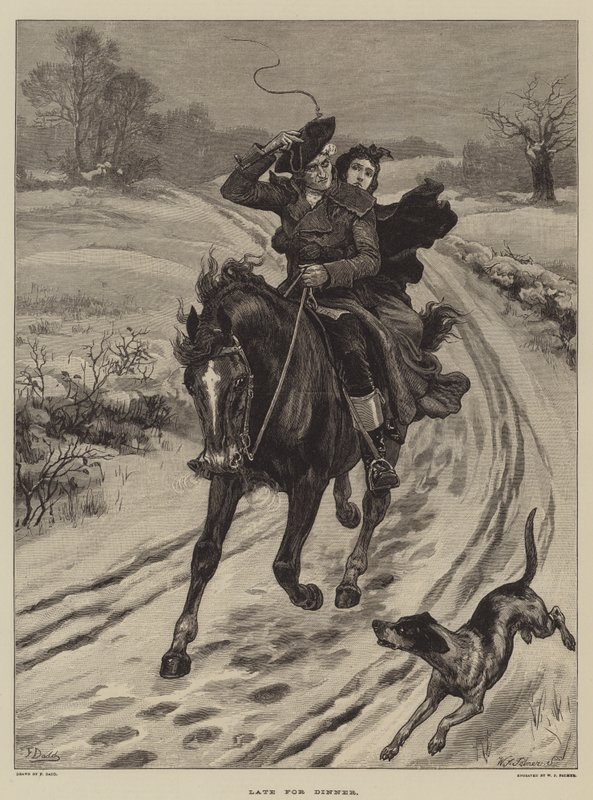 Późno na kolację autorstwa Frank Dadd